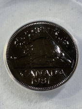 1981 Canada 5 Cents Proof Like Graded MS 68 by ANACS