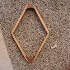 Wooden Diamond Billiard Ball Rack for Pool for 9 ball