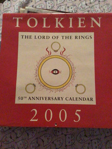 J.R.R. Tolkien The Lord of the Rings 50th Anniversary 2005 Drawings Calendar