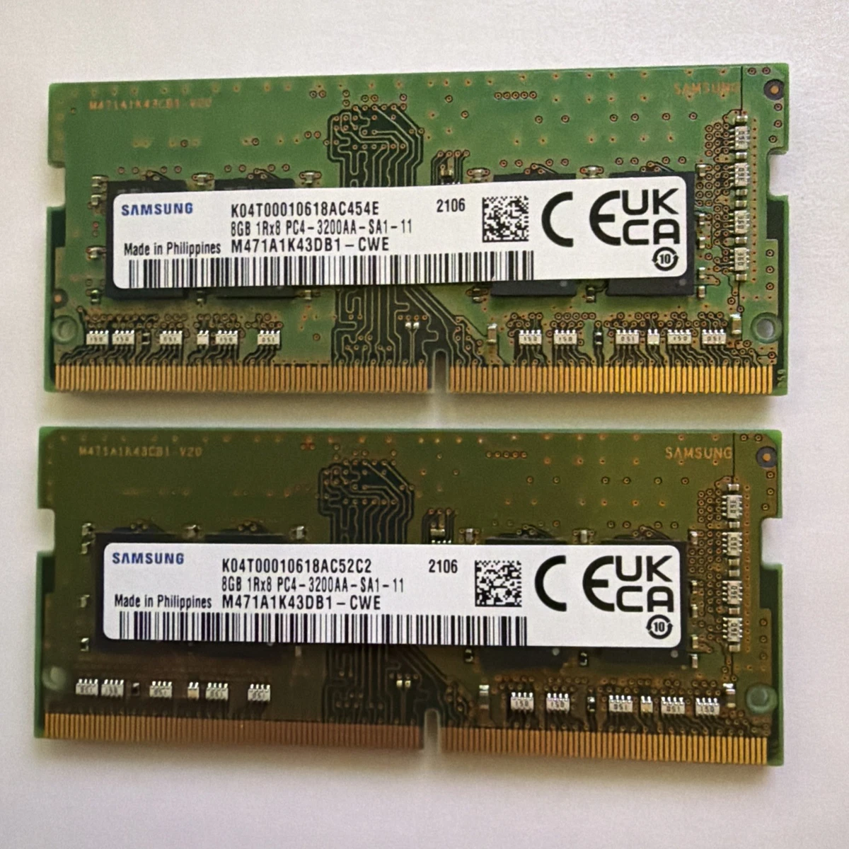 8 GB Capacity per Module DDR4 SDRAM Memory (RAM) 4 Modules for