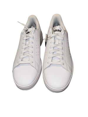 Men s Size 8- Adidas Advantage 2.0- White 