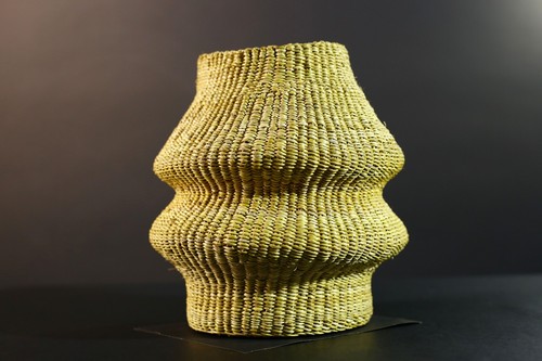 Hand‐woven African Grass Basket Decorative Storage Boho Home Organization-G5717 - 第 20/24 張圖片