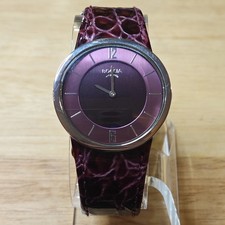 Boccia Ladies Titanium Watch Burgundy Red Win...