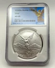 New Listing2024 Mo Mexico 1 Onza Silver .999 NGC MS69 Libertad Coin