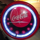 Vintage Coca-Cola Collectible Plasma Light Wall Clock – Working With AC Adapter