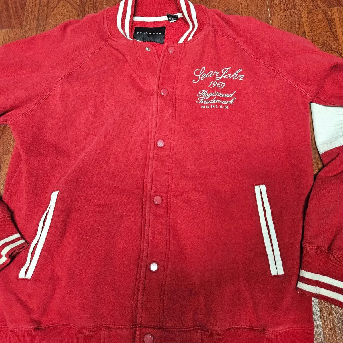 ジャケット・アウター SEAN JOHN Sean John Jacket XXL denim Black Mens hip-hop vintage y2k