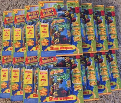 Ready 2 Robot Build, Swap, Battle Make Slime With Mystery Blaster Lot Of 25