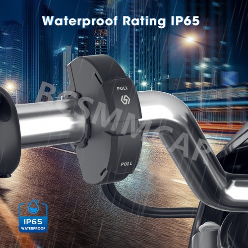 Motorcycle Handlebar Mount Charger Adapter USB QC3.0 Fast Charging Waterproof - 第 6/19 張圖片