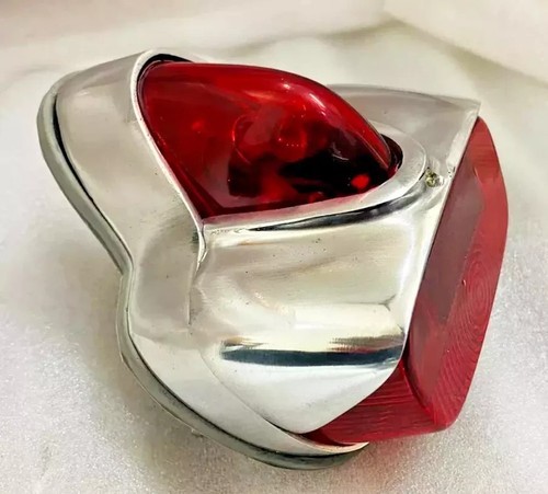 FIT FOR VESPA VBB GS150 GS160 SPRINT SUPER RALLY POLISHED NEW REAR TAIL LIGHT - Picture 5 of 5