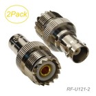 2-pak BNC żeńskie na UHF SO-239 żeńskie koncentryczne adaptery RF, RF-U121-2