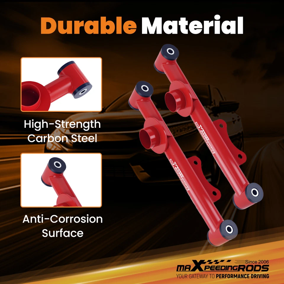 Tubular Upper Lower Rear Control Arm Kit For Ford Mustang 79-04 Mercury Capri 86 - Image 2 of 4