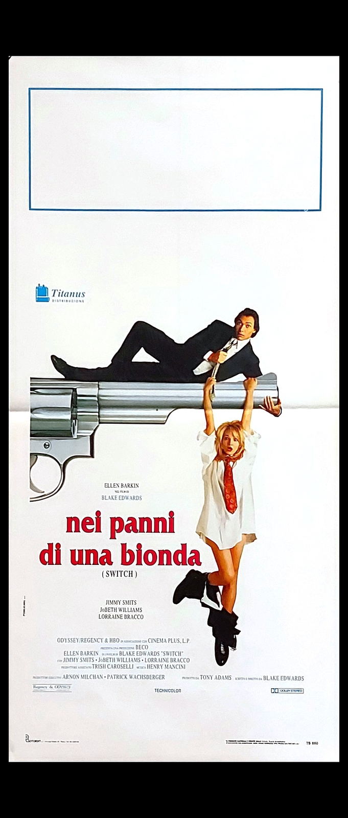 Locandina originale film Nei panni di una bionda (1991) - Regia di Blake Edwards
