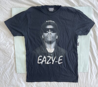 Ruthless Records Eazy E T Shirt Black Sz L 100 % Authentic