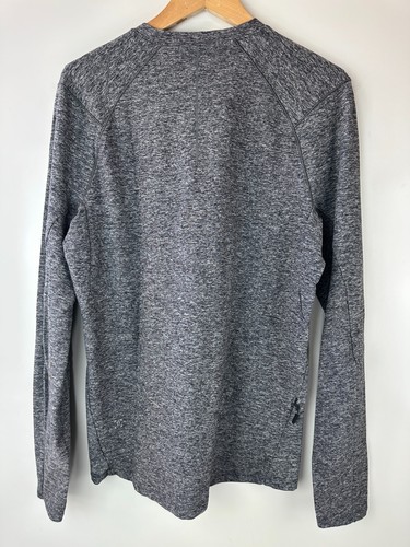 Lululemon Surge warm Langarm meliert Melanit grau Herren Größe Medium - Bild 9 von 12