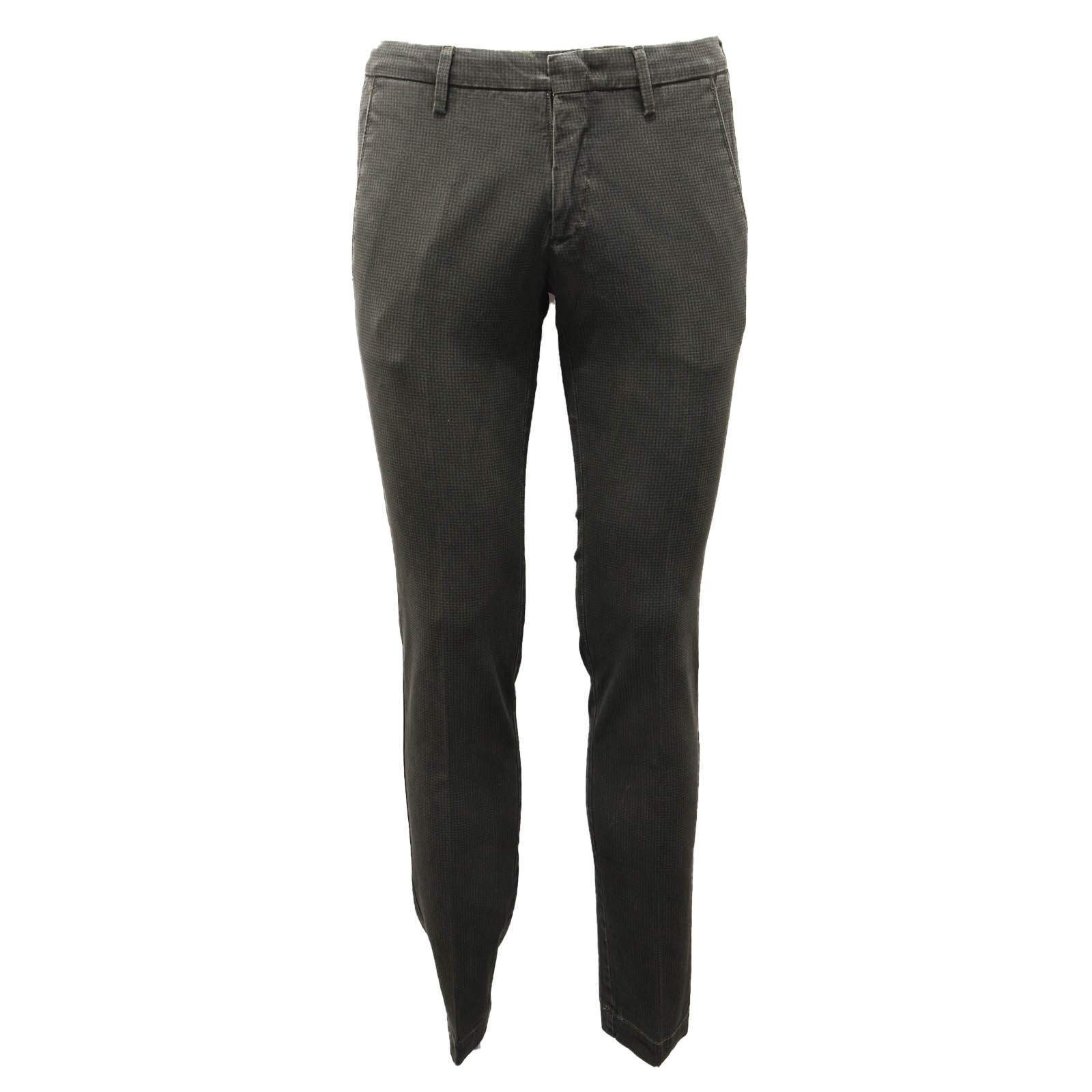 3820AM Брюки pantalone uomo MICHAEL COAL man зеленого цвета