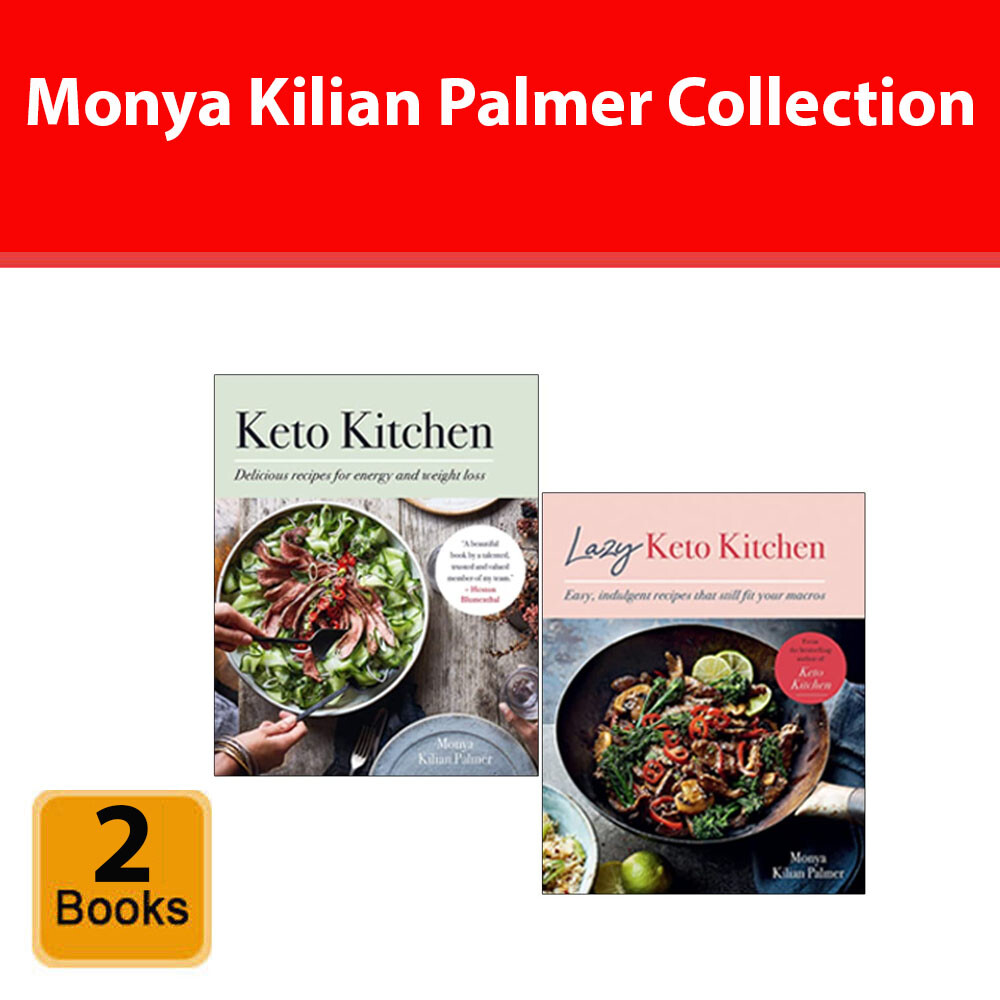 Monya Kilian Palmer 2 Books Collection Set Keto Kitchen, Lazy Keto Kitchen