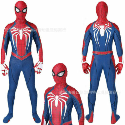 Kids Spider-Man Negative Suit Spiderman Cosplay Costume Jumpsuit