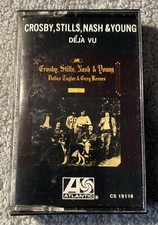 Crosby, Stills, Nash  Young Deja Vu Cassette Atlantic Records CS19118 L14