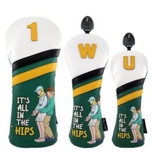 Golf Club Head Cover Funny Design Wooden Mixed Golf Club Cover 135X-