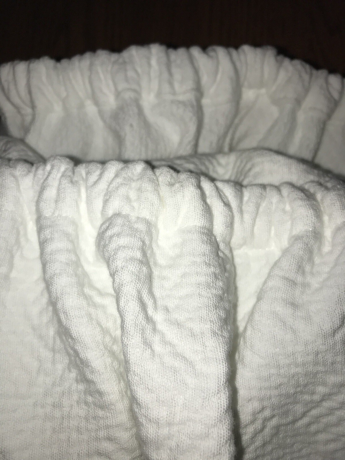 LANDS END Portugal Basketweave Cotton Matelasse Box Spring Cover KING