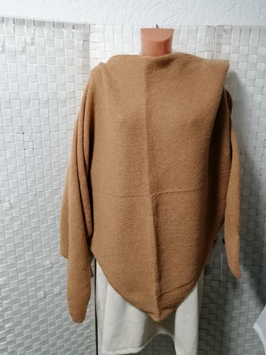 Dreieck Schal Stola Strick kuschel Neu taupe braun kamel Winterschal NEU - Picture 4 of 4