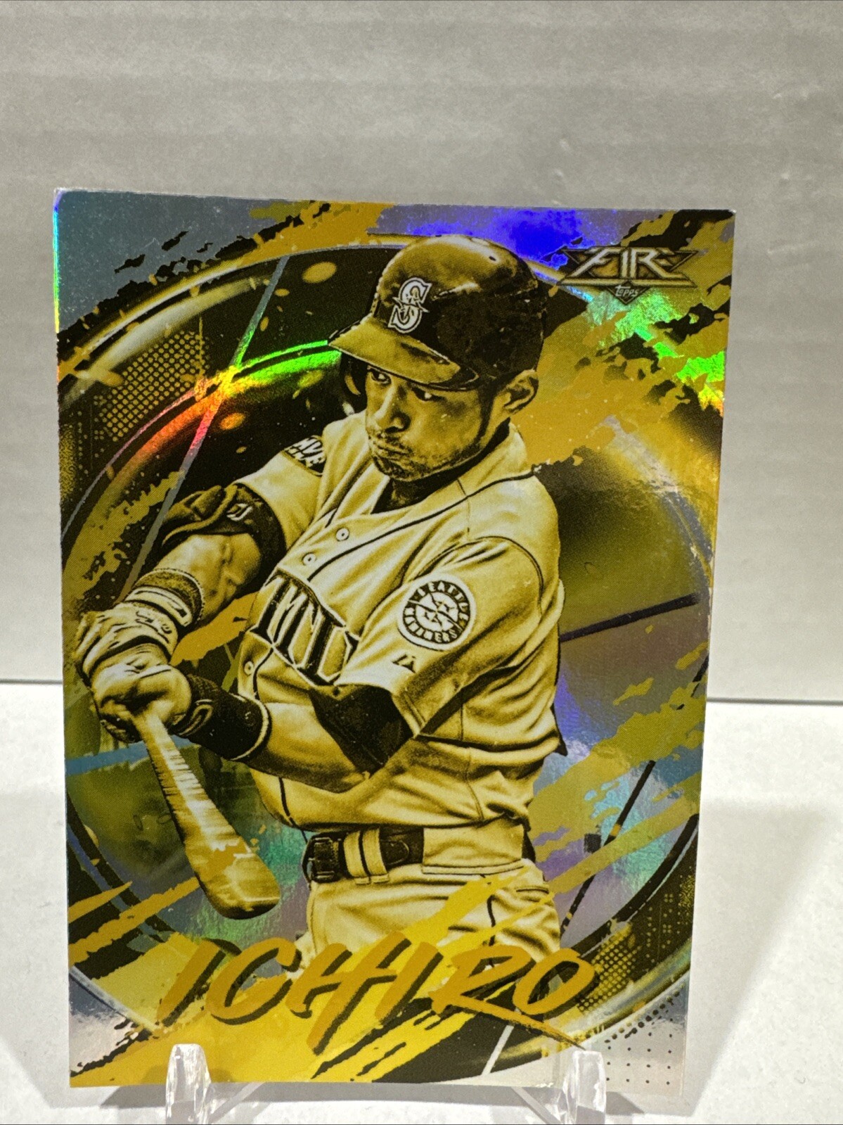 Ichiro Suzuki 2020 Topps Fire #18 Gold Minted Price Guide - Sports