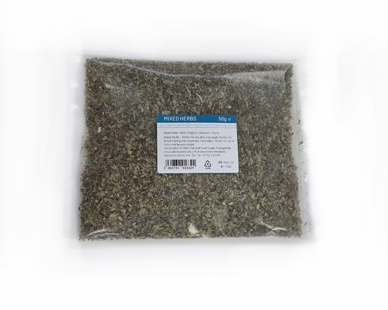Mixed Herbs Dried 50g, A Grade Premium Quality Herb Blend