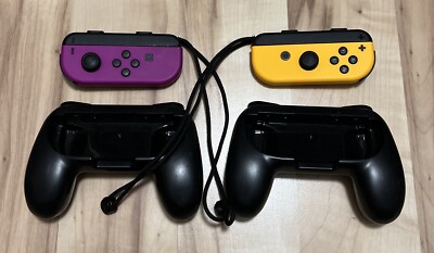 Nintendo Switch 2x Joy Cons Orange Lila 12 24f