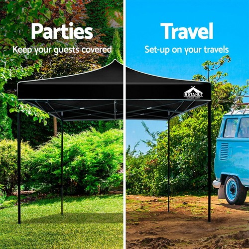 3x3m Outdoor Gazebo Pop Up Tent Folding Marquee Wedding Party Camping Canopy New - Picture 16 of 68