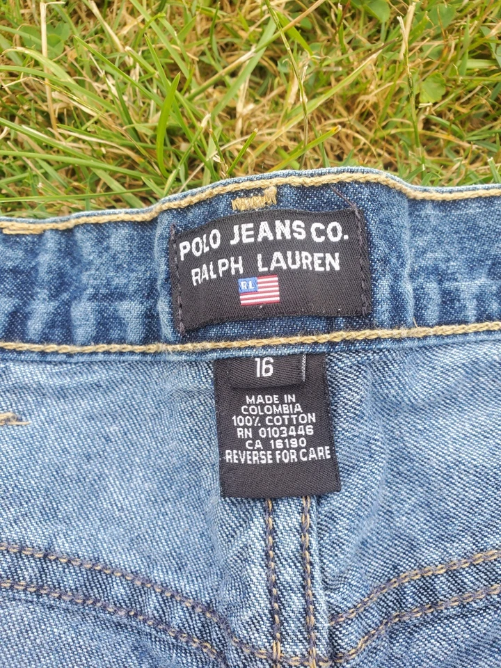 Jeans jeans azul RALPH LAUREN polo masculino tamanho 16 h385t - Imagem 4 de 4