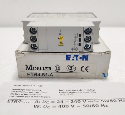 #ad Moeller ETR4 51 A Timing Relay $110.00