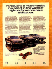 1987 Buick T-typet-package Coupesriviera Somerset Skyhawkvintage Magazine Ad