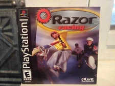 RAZOR RACING PlayStation 1 PS1 Game Original 2001 Instruction Manual Booklet