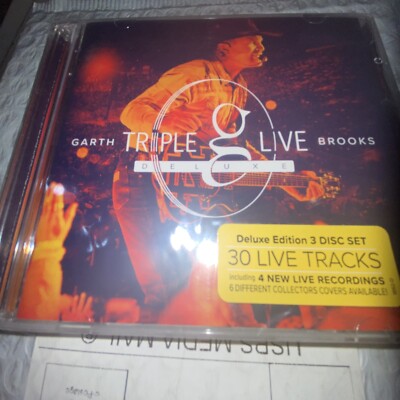 Garth Brooks Triple Live Deluxe 3CD 2020 Greatest New Country Music Hits C Cover
