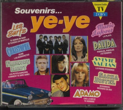 SYLVIE VARTAN MARIE LAFORET FRANCOISE HARDY BOX MIT 2 CD SPANISCHE KOMPILIERUNG