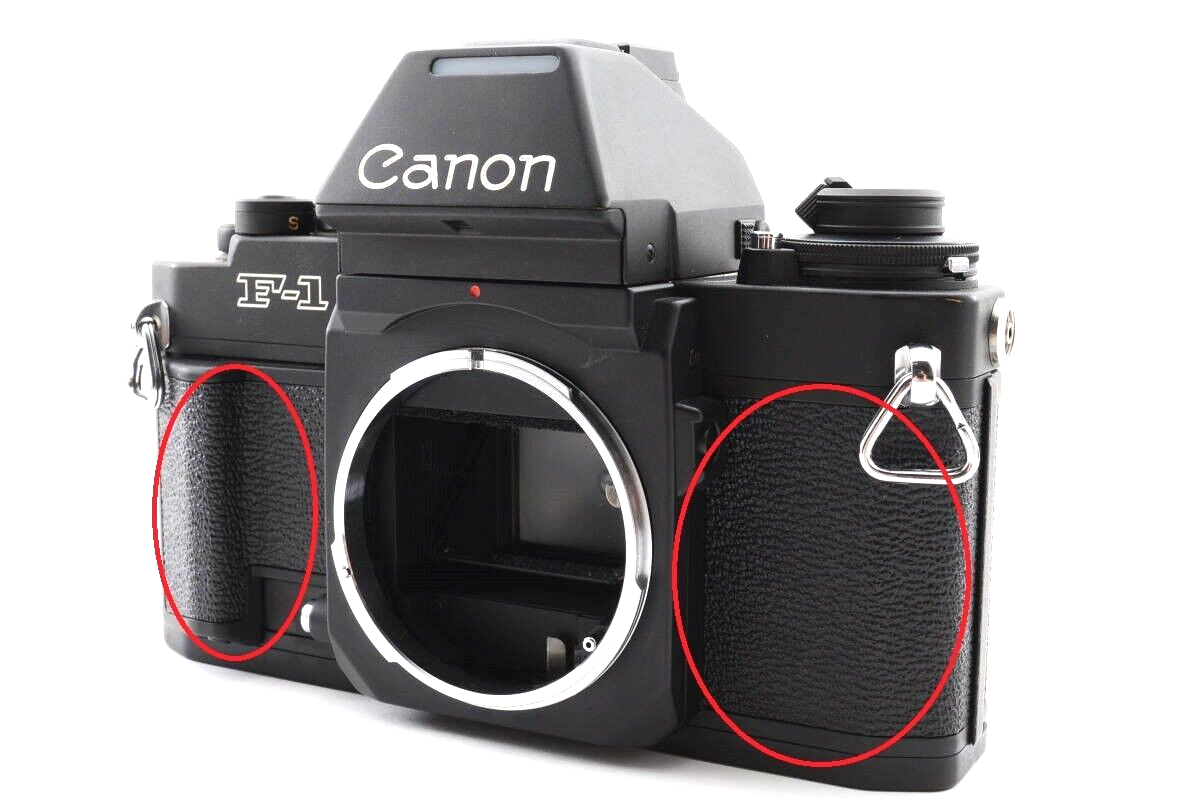 Canon New F-1 F1 Body Cut Leatherette Replacement dedicated