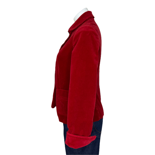 Talbots Women's Corduroy Red Career Blazer Jacket Size 8p - Bild 4 von 7
