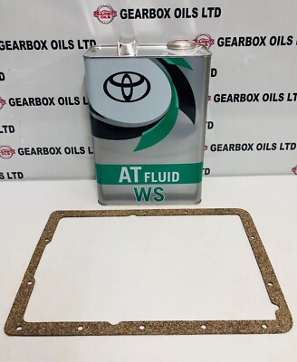 GENUINE LUCIDA AUTOMATIC TRANSMISSION GEARBOX OIL ATF WS 4L AND GASKET KIT