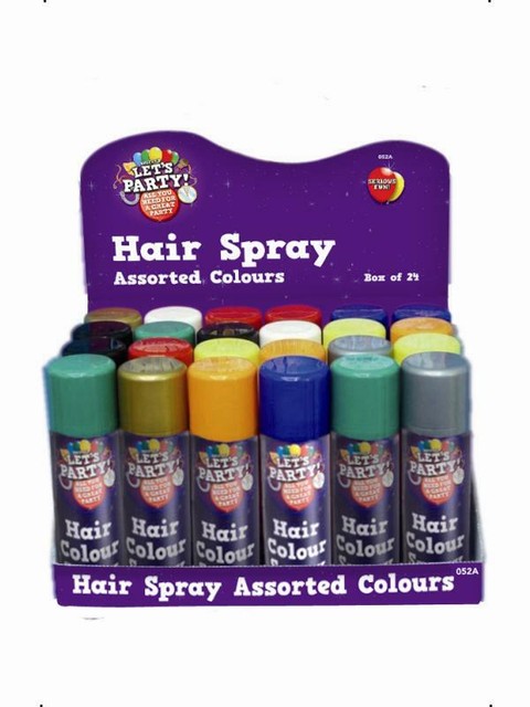Temporary Hair Colour Or Glitter Spray Wash Out Hairspray 125ml
