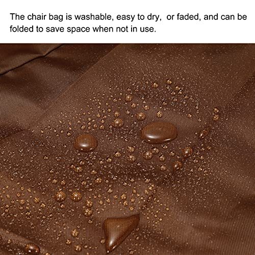 Chair Storage Bag, Waterproof Folding Lounge Chair Cover Carrying Case