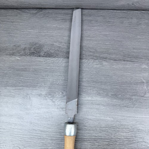 Vintage Craftsman 12" Mill File Bastard Cut 9-31298 w/ Wood Handle 18"L Overall - Picture 5 of 16