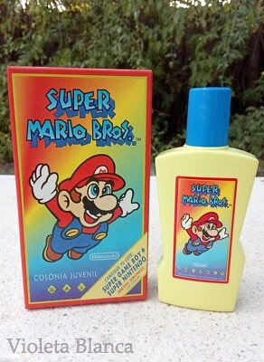Eau de toilette colonia SUPER MARIO BROSS de Gal, 100 ml. Vintage, 90's. NEW