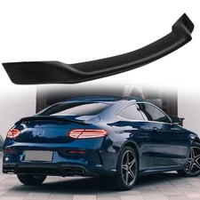 Rear Trunk Spoiler Wing For Benz W204 C250 C300 C63 08-14 Carbon Fiber