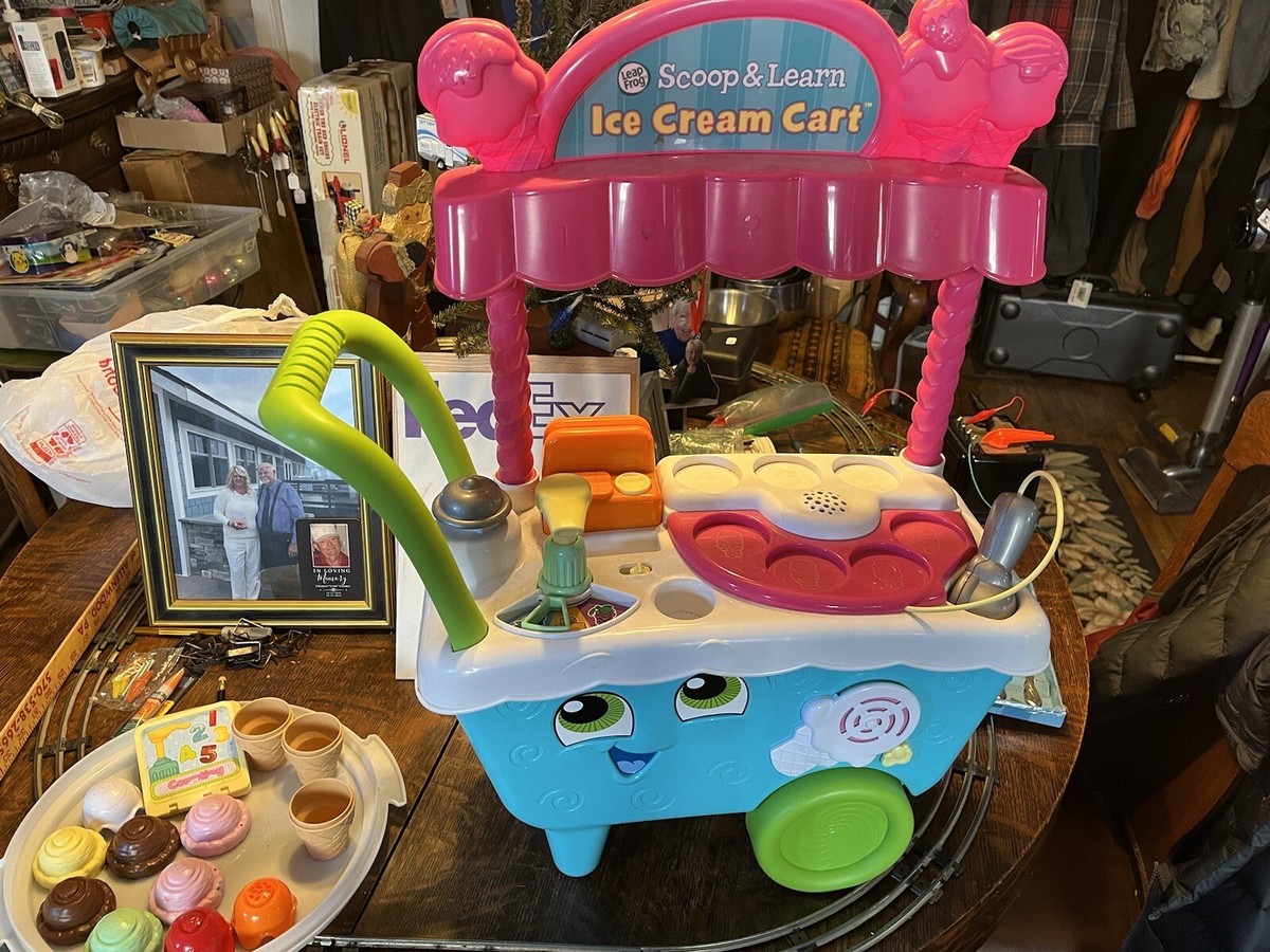 【新品未使用】LeapFrog scoop&Learnアイスクリームカート Amazon.com: LeapFrog Scoop and Learn Ice Cream Cart : Toys & Games