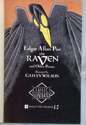 Classics Illustrated 1990 primera edición #1 The Raven Edgar Allan Poe - Imagen 2 de 7
