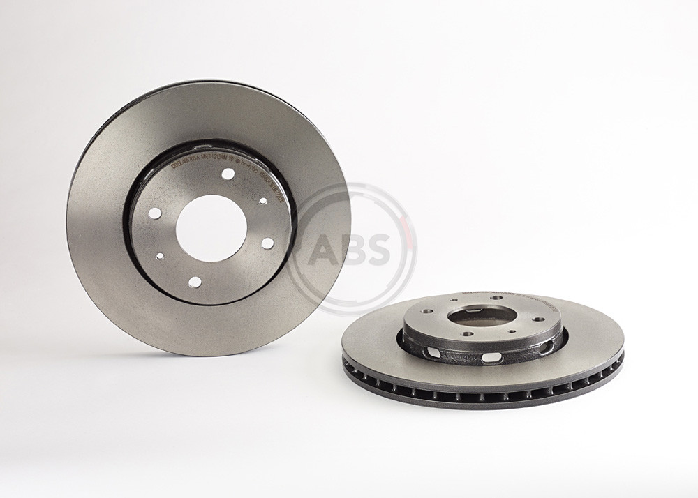 Front Set 2x Brake Discs BREMBO 09.7720.11 for Mitsubishi/Volvo Carisma/V40/S40