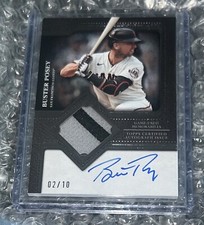 2025 Topps Series 1 BUSTER POSEY FLAGSHIP ON CARD AUTO PATCH RELIC 2/10 GIANTS