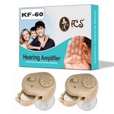 FCS KF-60 Instant fit ITC Listening Assistance Device Moderate loss User (2 Pc)
