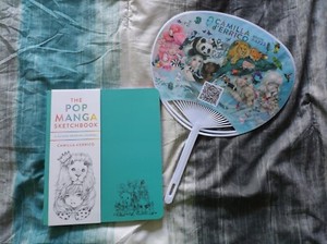 Camilla d'Errico SIGNED The Pop Manga Sketchbook: A Guided Drawing Journal & Fan