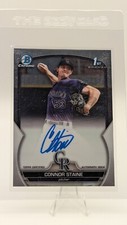 2023 Bowman Chrome Connor Staine 1st Prospect Autograph Auto #CPA-CSE Rockies